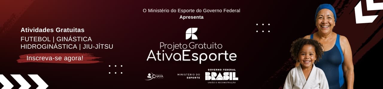 Banner do projeto Ativa Esporte